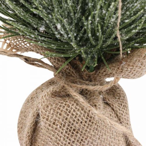 Floristik24 Minijulgran konstsnöat i en säck H33cm