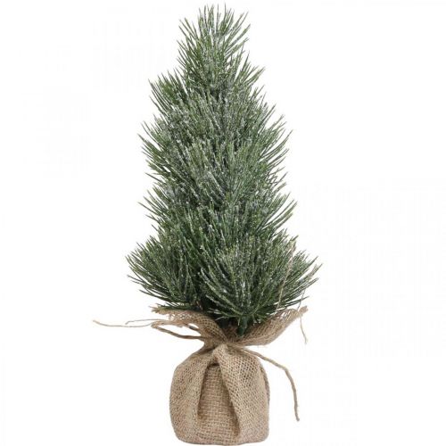 Floristik24 Minijulgran konstsnöat i en säck H33cm