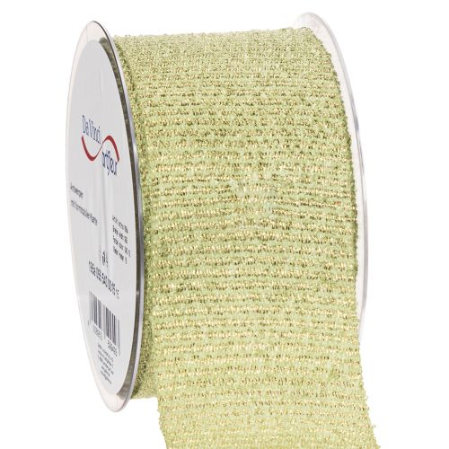 Dekorativt band med glitter, brett band för presentinslagning, 55 mm brett, 15 m långt