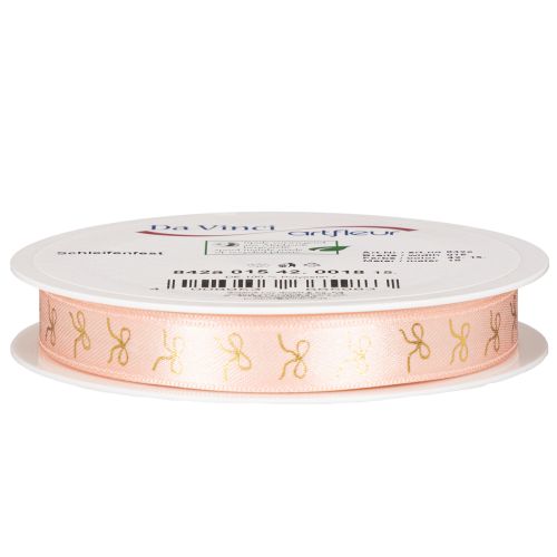 Presentband med guldrosetter 15mm 18m | Floristik24.se