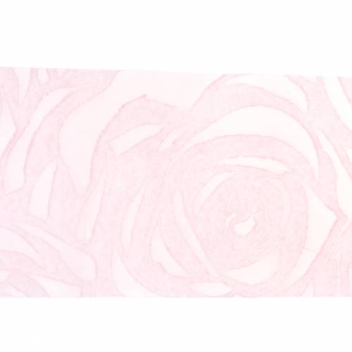 Floristik24 Deco band rosor bred rosa 63mm 20m