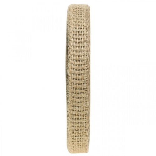 Artikel Dekorband jute natur 12mm Rustikt dekor juteband 10m