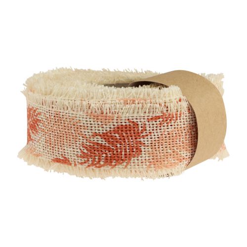 Artikel Dekorationsband regnskog bomullsband orange 30mm 15m