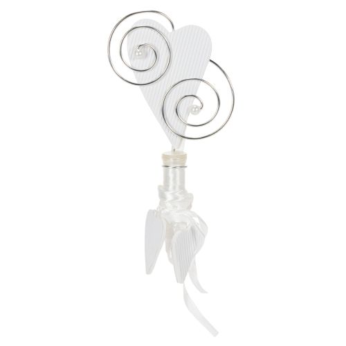 Artikel Bänkhängare med rör och hjärta, 18 cm, 6 stycken