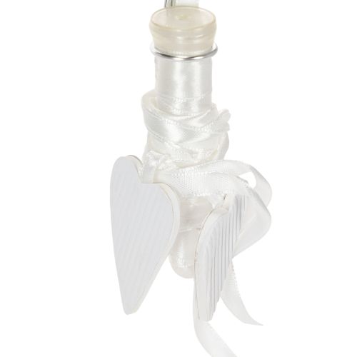 Artikel Bänkhängare med rör och hjärta, 18 cm, 6 stycken