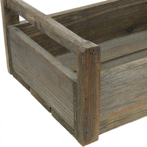 Floristik24 Trälåda hantverkslåda shabby dekorativ låda trä 47×28,5×16,5cm