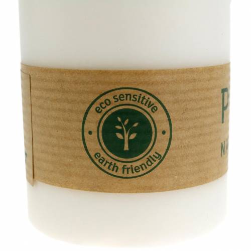 Artikel PURE Nature Safe Candle pelarljus stearin, rapsvax 90/60mm vit 1 st