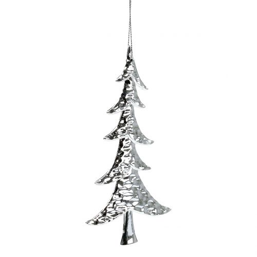 Floristik24 Trädsilver att hänga 15cm 8st