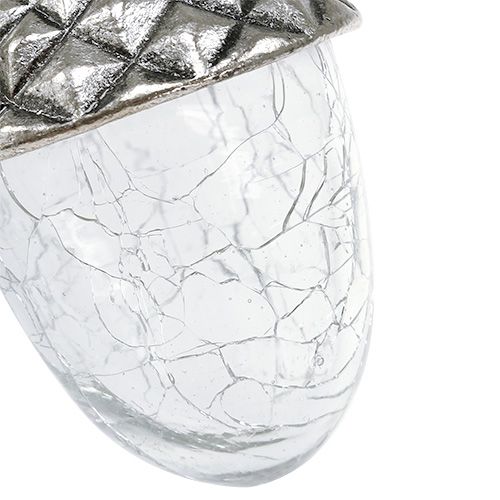 Floristik24 Trädprydnads ekollonar att hänga 5cm - 7cm L16cm