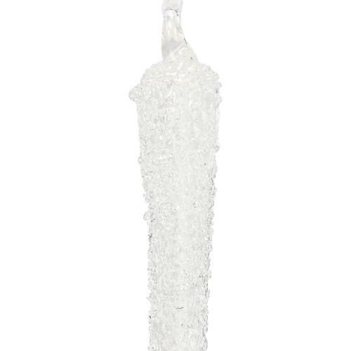 Artikel Träddekoration istappsglasdekoration för upphängning 19 cm 3 stycken