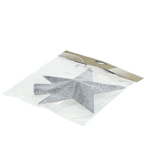 Artikel Trädtopp silverglimmer Ø2,2cm 19,5cm x 20cm