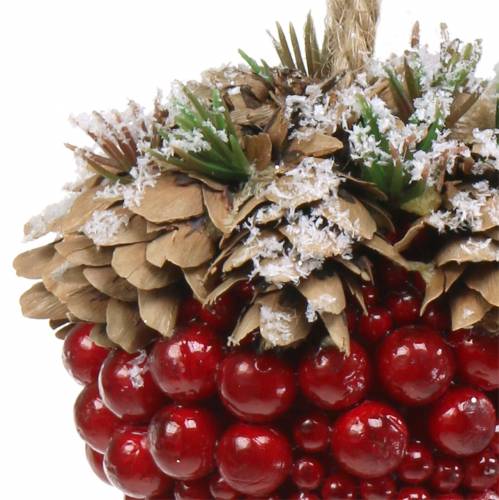 Floristik24 Deco hängare bär/ekollon 8,5cm