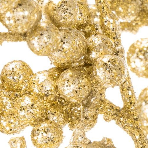 Konstgjord bärgrendekoration, guld, 70 cm, 3 stycken | Floristik24.se