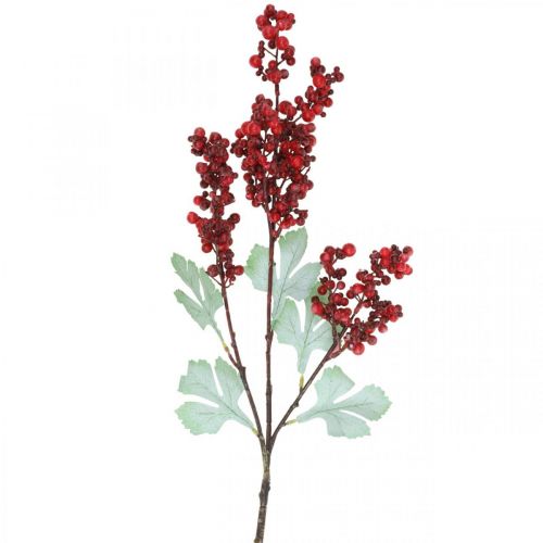 Artikel Konstgjord bärgren röd konstgjord gren Juldekoration 74cm