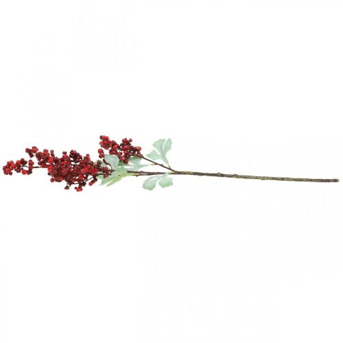 Artikel Konstgjord bärgren röd konstgjord gren Juldekoration 74cm