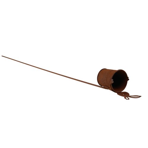 Artikel Sängplugg rost kanin med hink plantering vintage 5x11cm