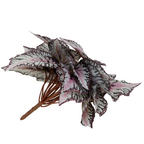 Floristik24 Konstgjord begoniabuske Bordeaux 37cm