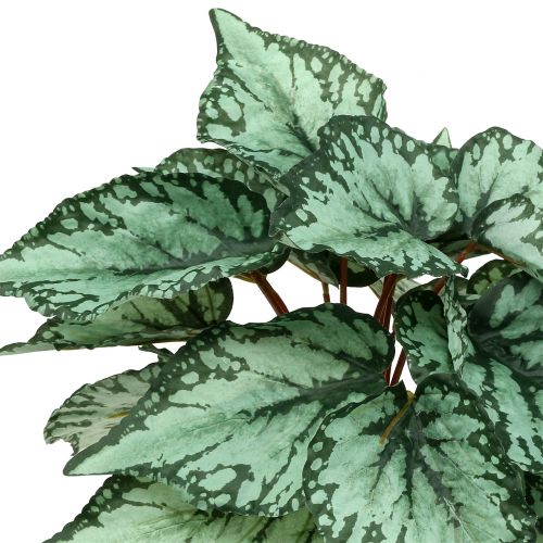 Artikel Konstgjord begoniabuske konstgjord växt grön 34cm