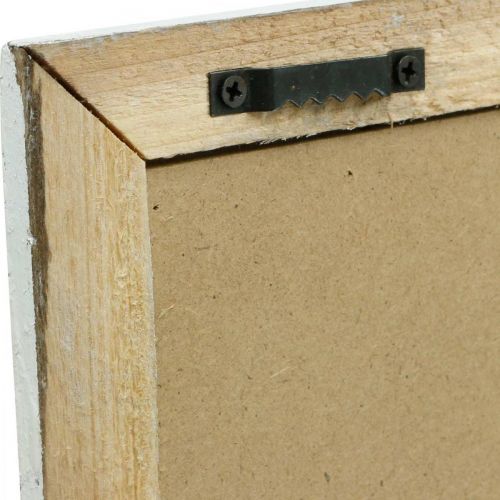 Artikel Bild med shabby chic träram, blomväggdekoration 40×50cm