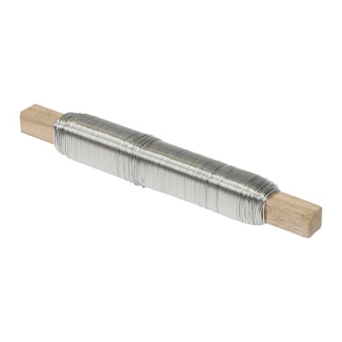Artikel Bindande tråd omslagstråd blomtråd silver 0,50mm 100g 3 st.