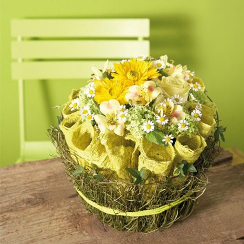 Artikel Våtblommig skumskål för blomsterarrangemang Ø18cm 2 st