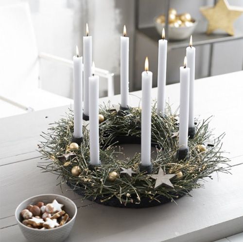 Artikel Blommig skumring svart Ø44cm H6cm 2 st