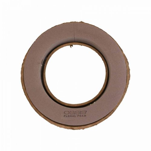 Floristik24 Oasis Floral Foam Ring Biolit Nature Source Brun 32cm 2st