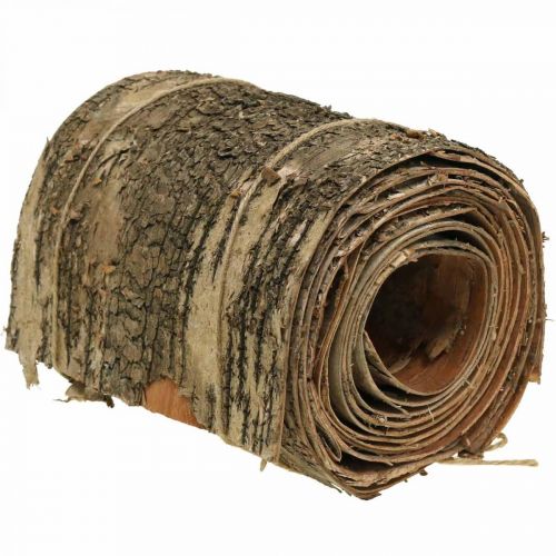 Floristik24 Björkbarkrulle brun, grå bark för pyssel 15×300cm