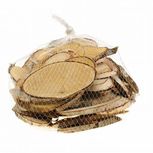 Floristik24 Träskivor björk oval natur 7,5 × 13cm 1kg