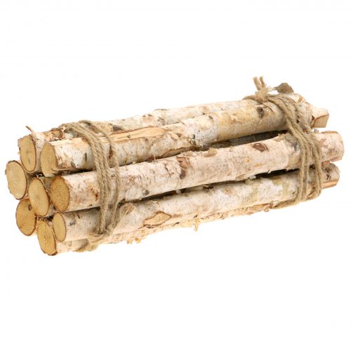 Björkgrenar buntade natur 30cm 8 st
