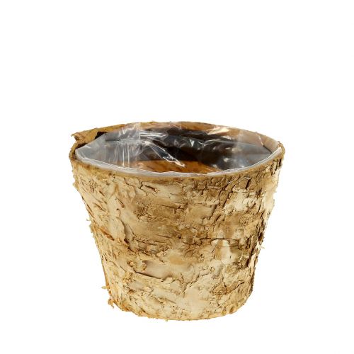 Kruka rund naturdekoration bark björk kruka Ø12cm H10cm 5st
