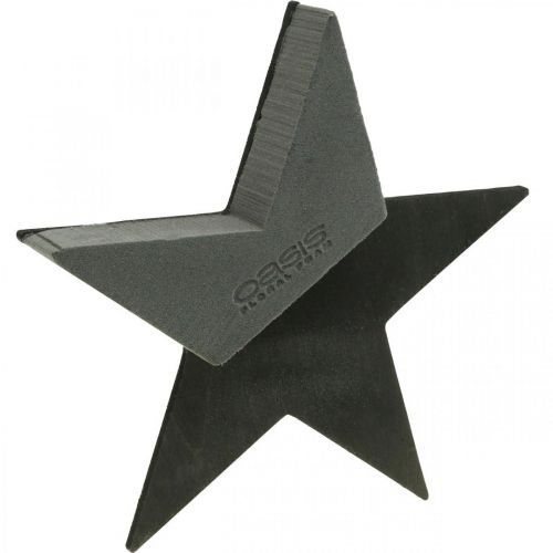 Artikel OASIS® Black Bioline® Floral Foam Star Svart H30cm 2 st