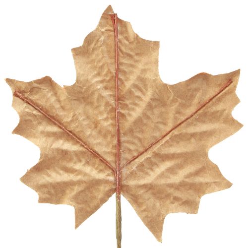 Artikel Höstliga lönnlöv dekorativa pluggar i levande orange och gröna toner 16–33cm 6 st