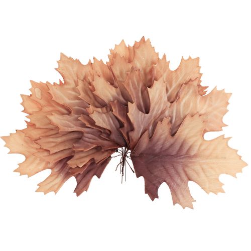 Floristik24 Röda eklöv höstlöv deco blad deco 13×19cm 12st
