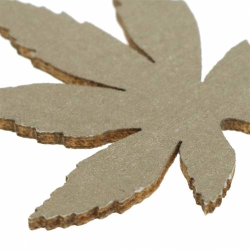 Artikel Scatter dekorationsblad gul, brun, platina assorterad 4cm 72 st
