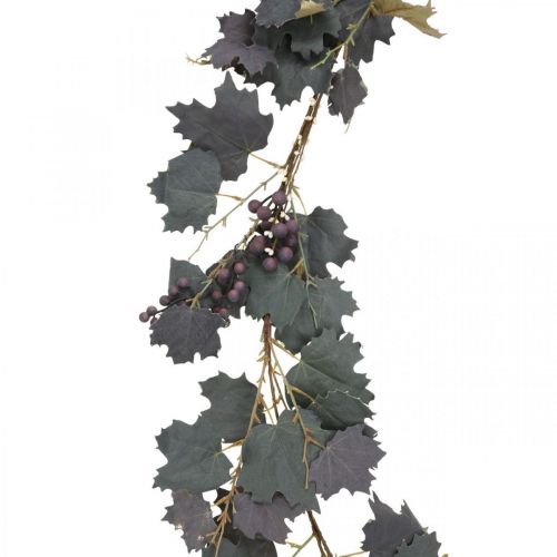 Floristik24 Deco Garland Vinblad och vindruvor Höstgirland 180cm