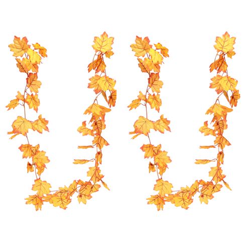 Artikel Bladgirlang höstgirlang orange gul 168cm 2st