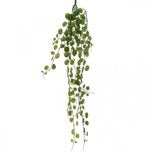 Floristik24 Hängande grön växt konstgjord bladhängare 5 trådar 58cm