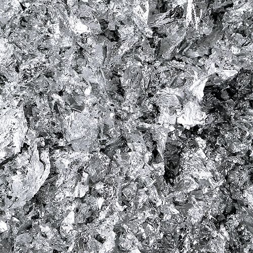 Bladmetallflingor silver 15g
