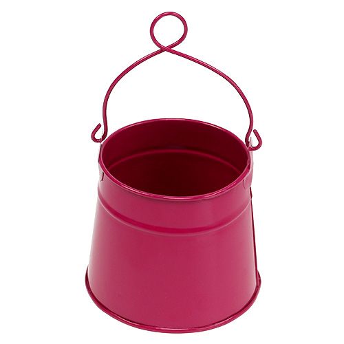 Floristik24 Plåthink rosa Ø9cm H9cm