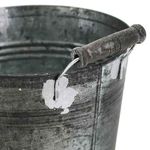 Floristik24 Plåthink antik Ø16cm H15cm