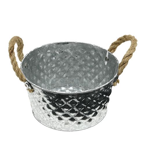 Artikel Plåtskål med rephandtag Ø18cm H10cm