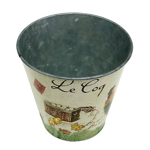 Floristik24 Tennkruka med påskmotiv Ø13cm H12cm