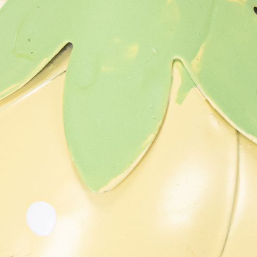 Artikel Metallhängande blomma för romantisk inomhus- och utomhusdekoration, 6 cm, 6 stycken