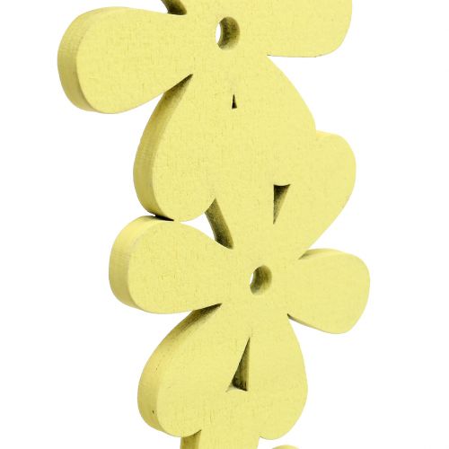 Floristik24 Blomma kransved i gult Ø35cm 1p
