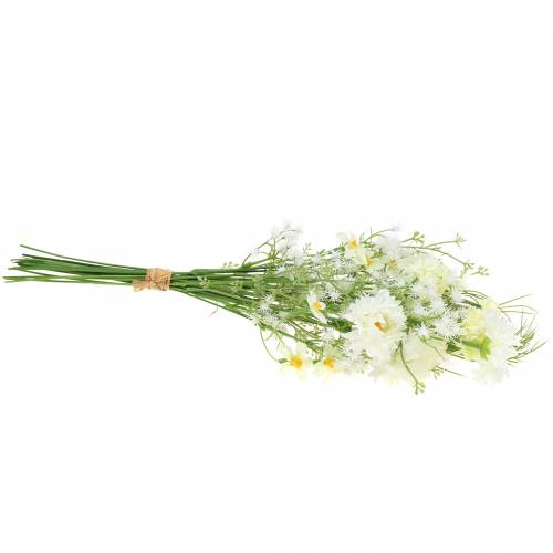 Floristik24 Bukett med asters vit 47cm