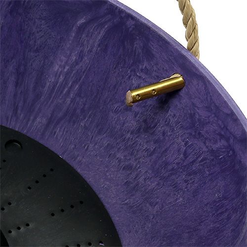 Floristik24 Blomkorg &quot;Fiona&quot; Ø25cm H12cm lila