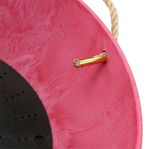 Floristik24 Blomkorg "Fiona" Ø25cm H12cm rosa