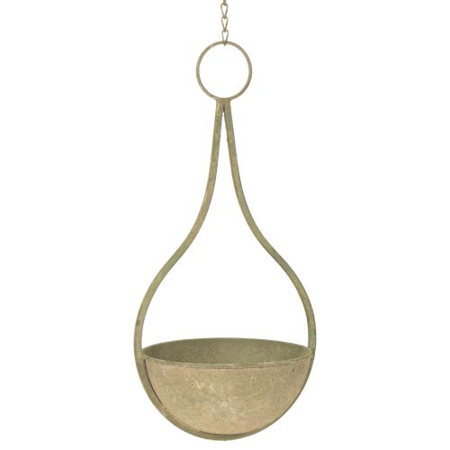 Artikel Blomkorg, hängkorg, metalldekoration trädgård Ø16cm H38cm