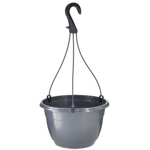Artikel Hängkorg antracitväxtkruka för upphängning Ø25cm H50cm